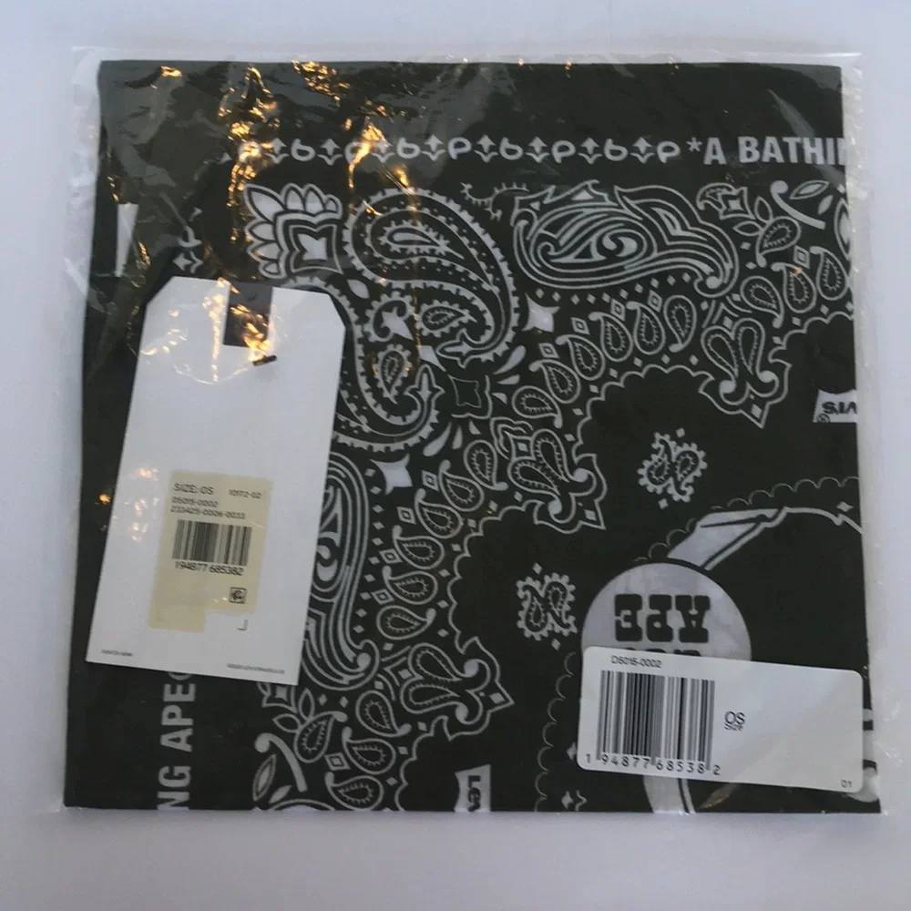 Levi’s x Bape Bandana Olive Green Square NWT